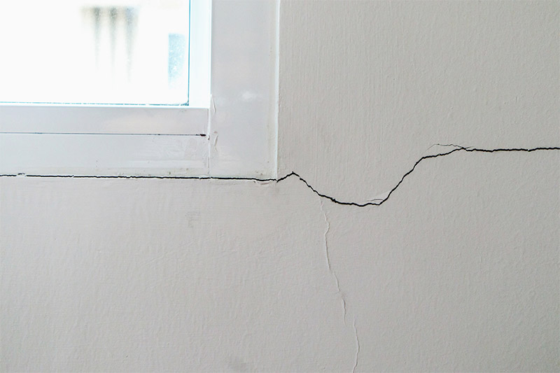 Crack Near Window Frame
